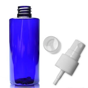 100ml Cobalt blue bottle with atomiser spray