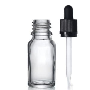 10ml Clear Bottle With Child Resistant Pipette