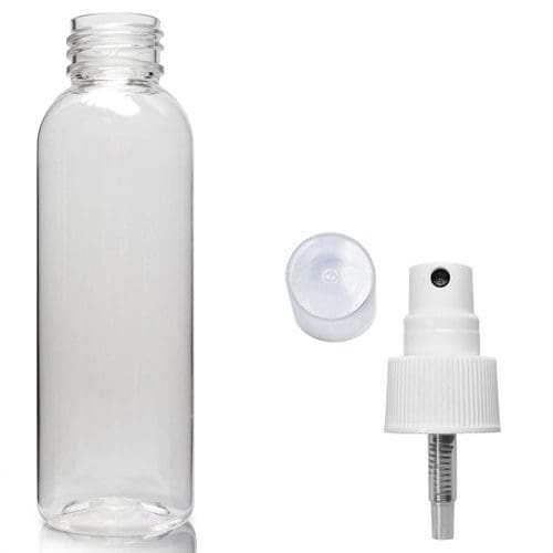 150ml PET Boston Bottle With Spray