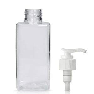 150ml Square Plastic Lotion Bottle