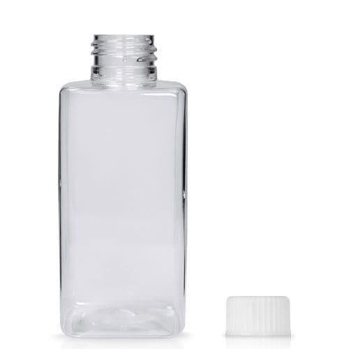 150ml Square Plastic Bottle