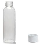 150ml Clear PET Boston Bottle & CR Screw Cap