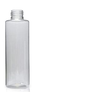 150ml Clear PET Plastic Tubular Bottle