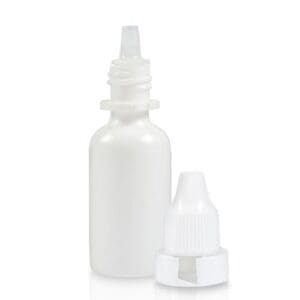 White Plastic Dropper Bottle