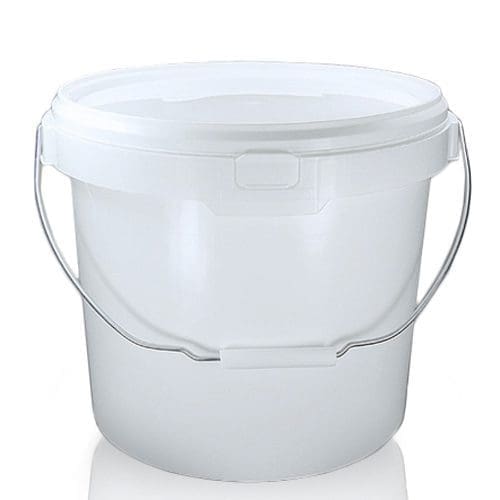 Food Grade 5 liter plastic bucket with handle and Lid Durable Chemical  liquid Storage container Food
