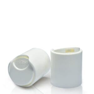 20mm disc top cap white