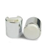 24mm Silver Disc Top Cap