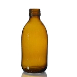 250ml Amber Glass Syrup Bottle