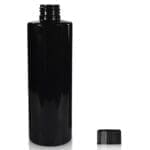 250ml Black Plastic Bottle With Cap