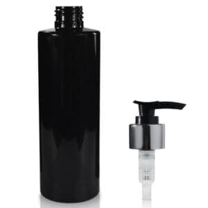 250ml Black Plastic Lotion Bottle