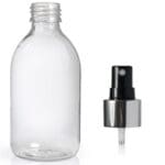 250ml Sirop bottle with silver spray