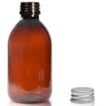 250ml amber Sirop bottle W AC