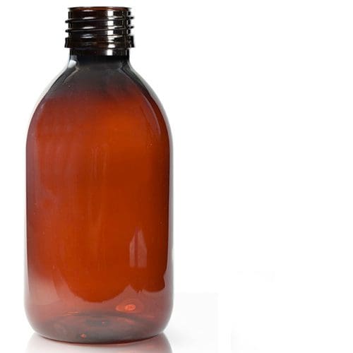 250ml amber plastic Sirop bottle
