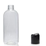 250ml Clear PET Oval Bottle With Disc Top