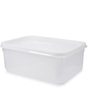 2 ltr Natural Ice Cream Tub With Lid