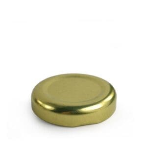 38mm Light Gold Twist Lid