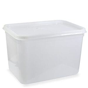 4 ltr Natural Ice Cream Tub With Lid
