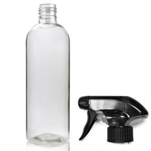 500ml Boston Clear PET Bottle With Trigger Spray