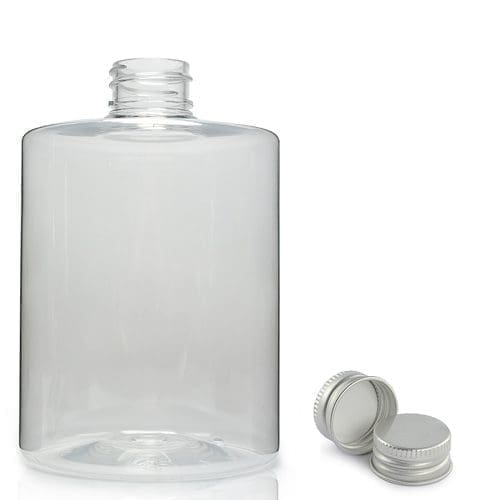 500ml Plastic Cylindrical Bottle With Aluminium Cap