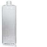 500ml Clear PET Plastic Tubular Bottle