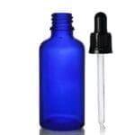 50ml Blue Dropper Bottle With Glass Pipette
