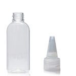 50ml Plastic Oval Bottle With Spout Cap