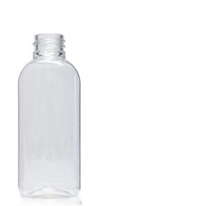100ml Clear Oval Bottle