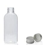 50ml Plastic Oval Bottle With Metal Cap