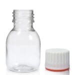 60ml plastic Sirop bottle W RED