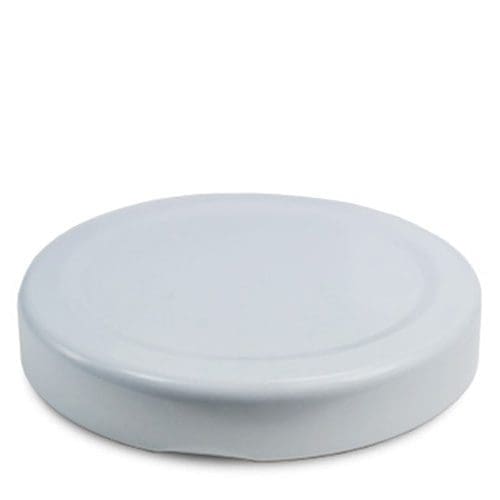 63mm white lid