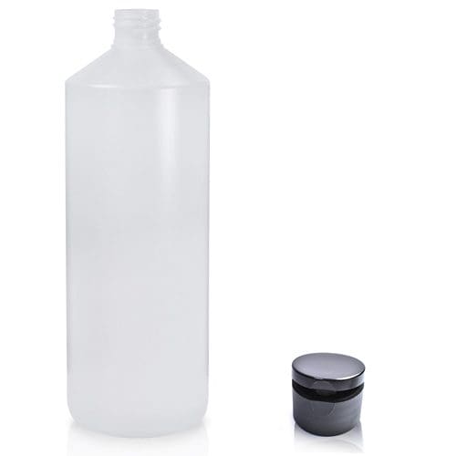 1 Litre Large Plastic Bottle With A Flip-Top Cap