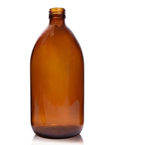 1000ml Amber Glass Syrup Bottle