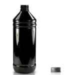 1000ml Black Bottle With Metal Cap