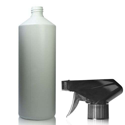 1000ml PCR HDPE Plastic Bottle & Trigger Spray