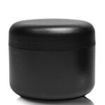 100ml Arese Black Cosmetic Jar With Shive And Lid