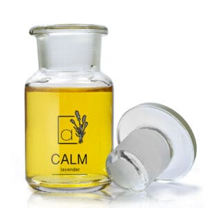 100ml Clear Glass Apothecary Bottle With Glass Stopper