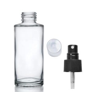 100ml Clear Glass Simplicity Bottle With Atomiser