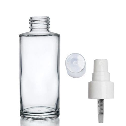 100ml Clear Glass Simplicity Bottle With Atomiser