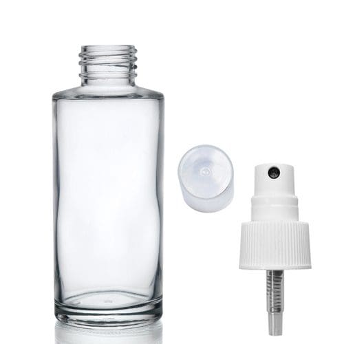 100ml Clear Glass Simplicity Bottle With Atomiser