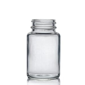 100ml Clear Glass Pharmapac Jar