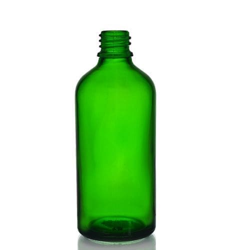 100ml Green Glass Dropper Bottle