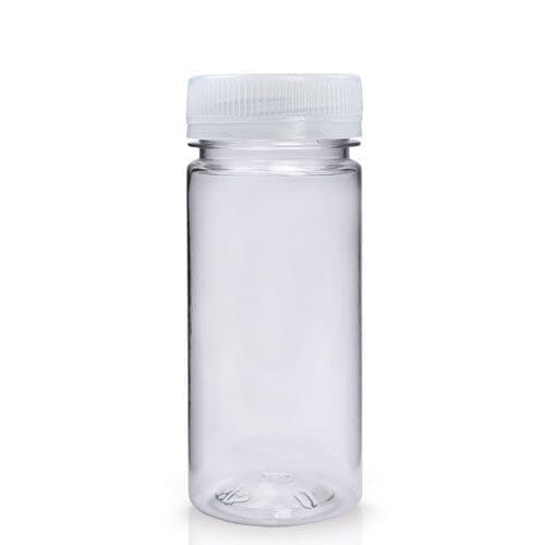 100ml Slim Plastic Juice Bottle With Lid