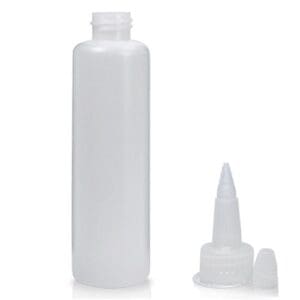 100ml Slim Plastic Bottle With A Spout Cap