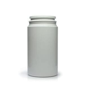 100ml White Plastic Pill Jar