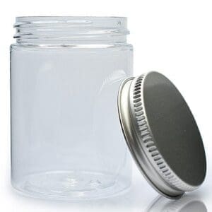 100ml Small Plastic Jar With Aluminium Lid