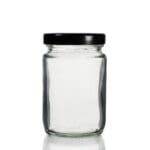 106ml Food Jar w Black Cap