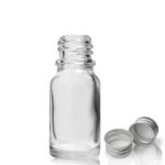 10ml Clear Glass Dropper Bottle With Aluminium Cap