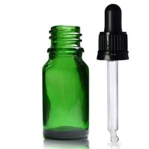 10ml Green Dropper Bottle With Pipette