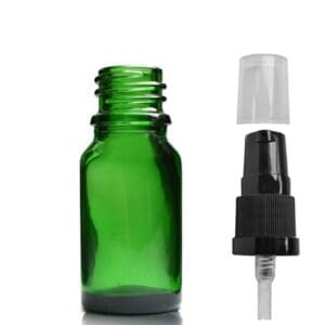 10ml Green Glass Lotion Bottle