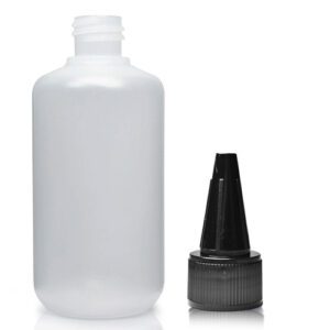 125ml Round Plastic Bottle With Spout Cap